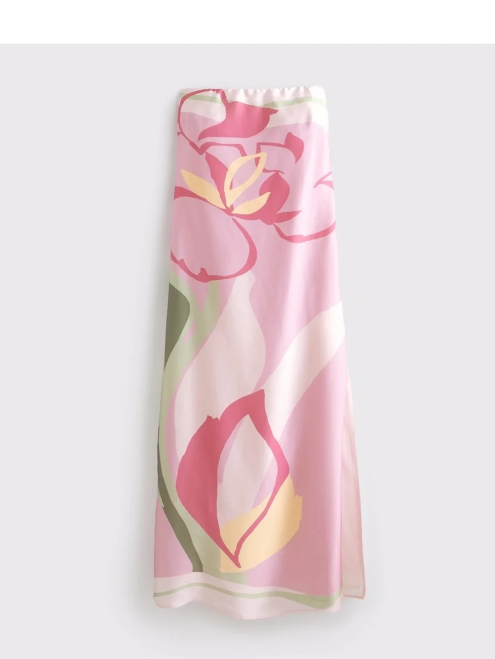 A&F Julia Strapless Pink Floral Maxi Dress size Small NWT
